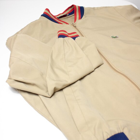Vintage Izod Lacoste Men's Medium Sport Zipper Jacket - Picture 9 of 16